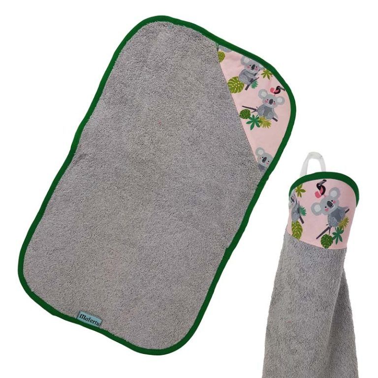 toalla de mano estampado koalas