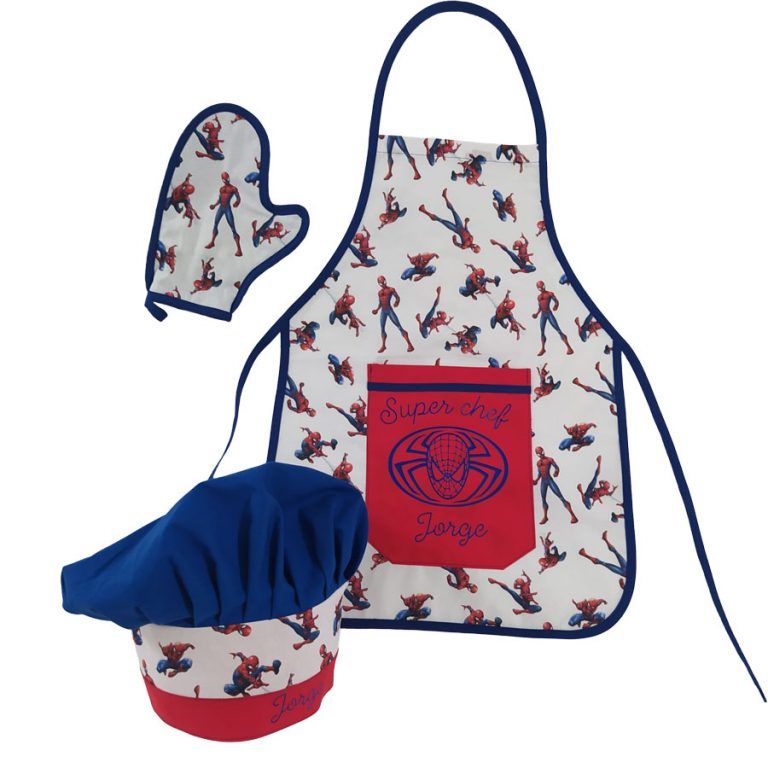 Conjunto de cocinero de Spiderman