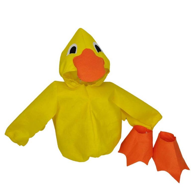 Disfraz patito infantil color amarillo