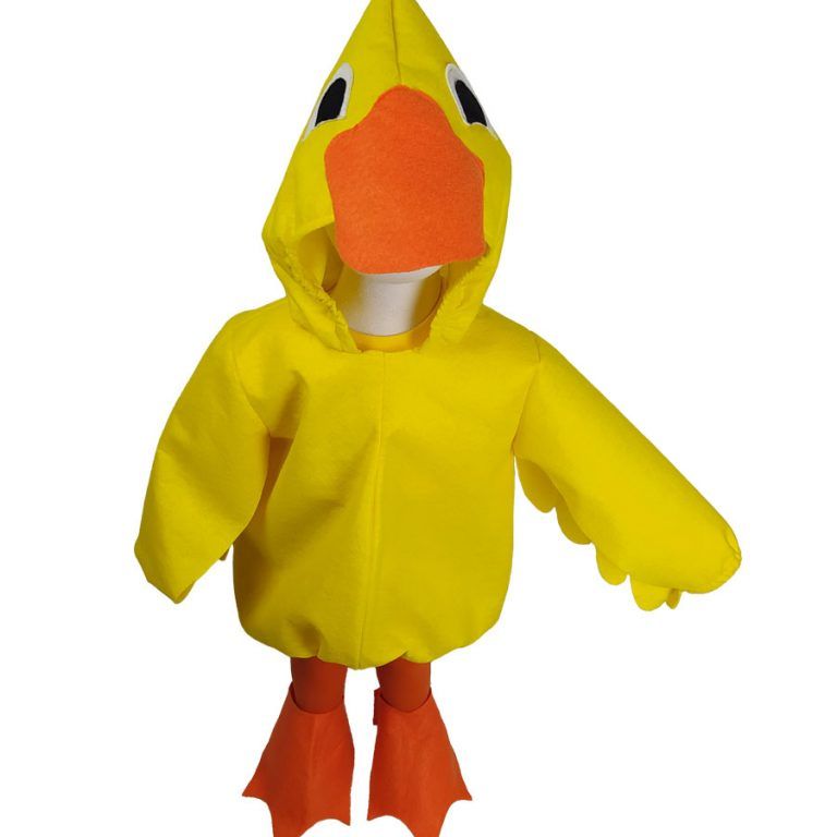 Disfraz patito infantil color amarillo