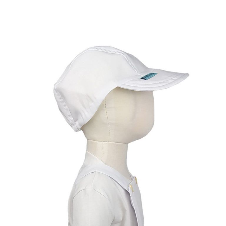 Gorra blanca de pintor