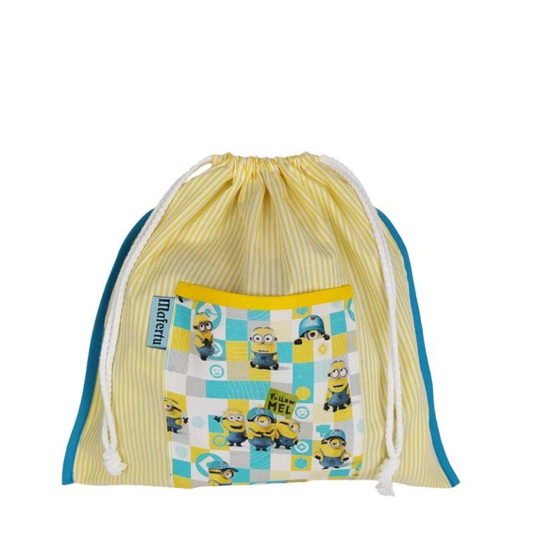 Bolsa desayuno con estampado de minions