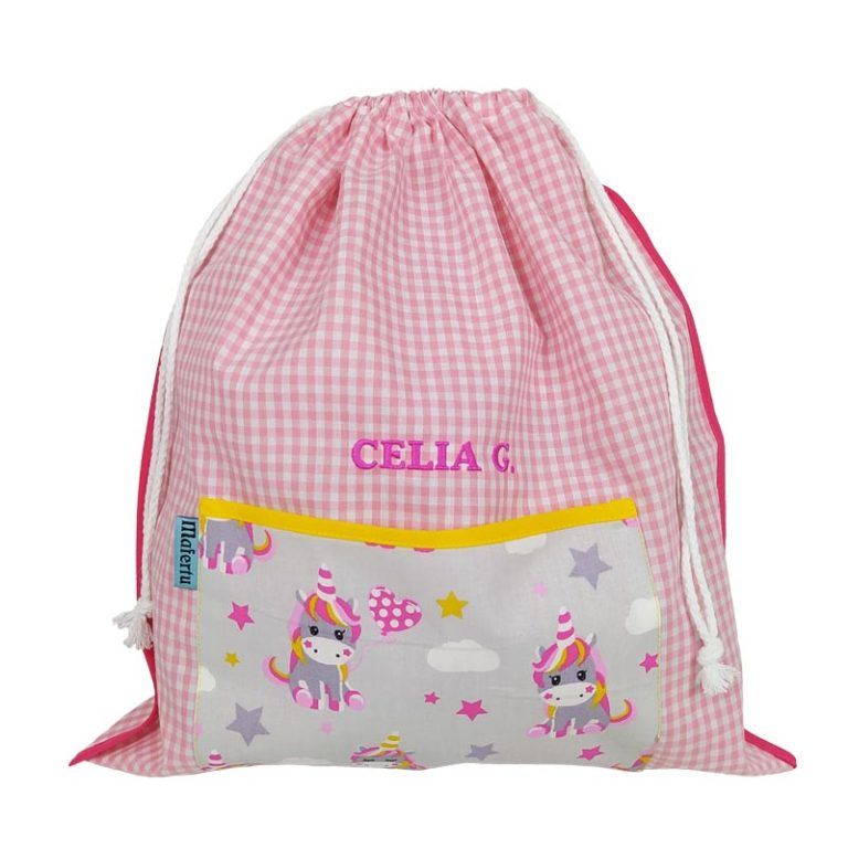 Bolsa de ropa con estampado de Unicornio