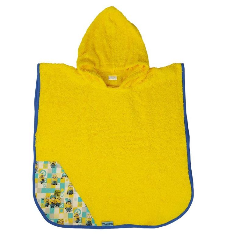 Poncho toalla Minion